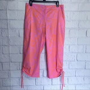 Lilly Pulitzer Pink and Orange Capris